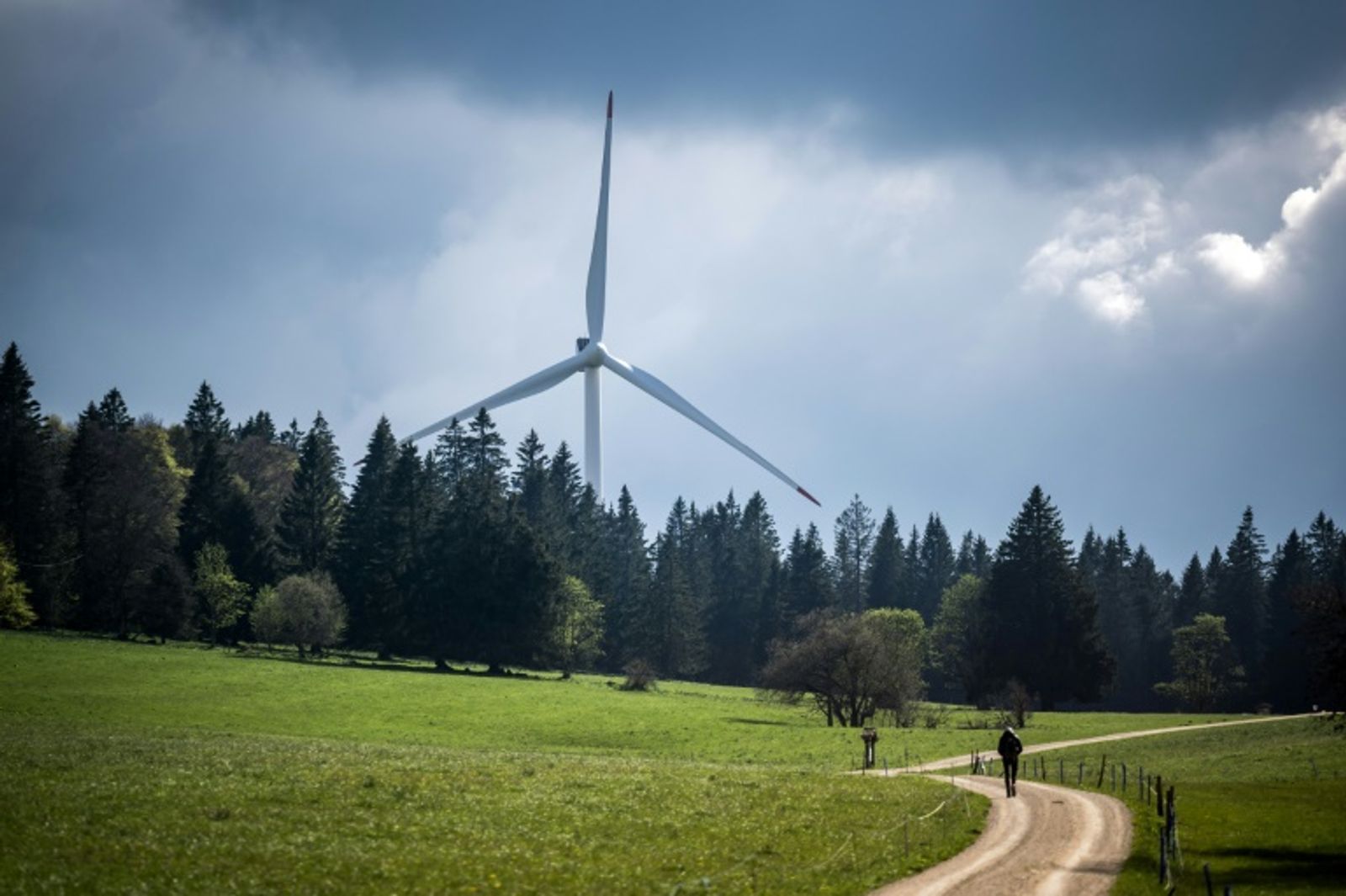 Swiss authorities want to use a new climate bill approved last year to boost wind and solar power's current miniscule contribution to Switzerland's energy mix. (AFP)
