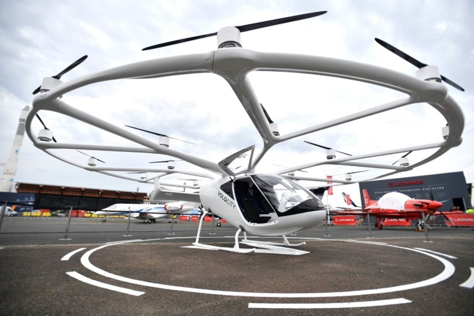 Those impatient for flying taxis in Paris will have to wait a little longer (AFP)