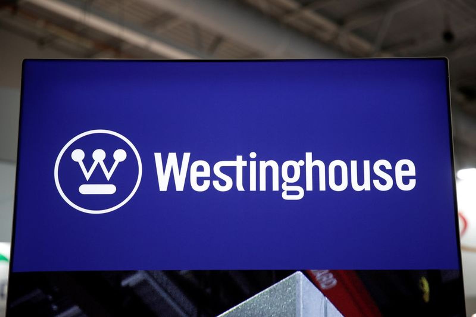 FILE PHOTO: The logo of Westinghouse Electric Corp. is pictured at the World Nuclear Exhibition (WNE), the trade fair event for the global nuclear community in Villepinte near Paris, France, June 26, 2018. REUTERS/Benoit Tessier/File Photo